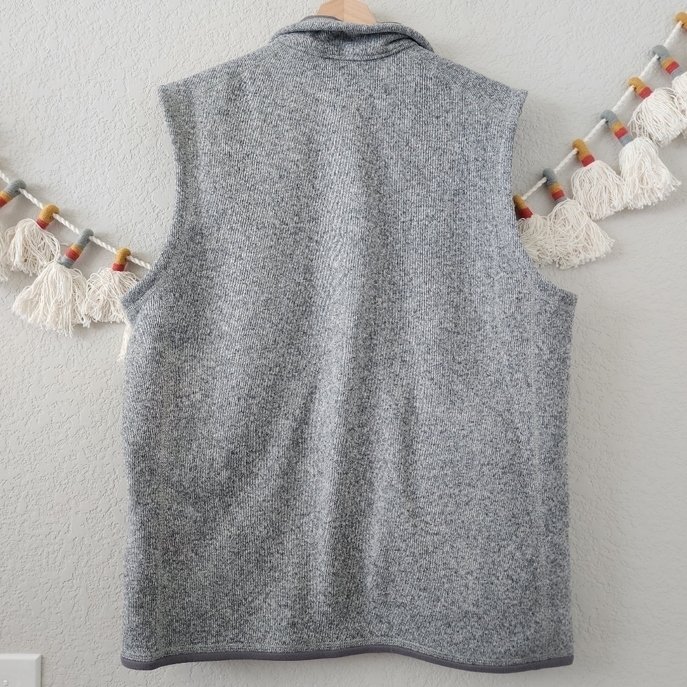 Patagonia Better Sweater Fleece Vest Stonewash Outdoor Full Zip Casual Mens L - Picture 3 of 12